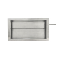 Дроссель-клапан прямоугольный под электропривод (оц. сталь) 500х250