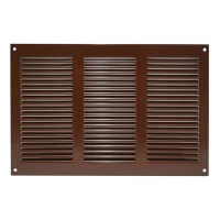 Вентиляционная решетка радиаторная Europlast MR3020B, коричневая