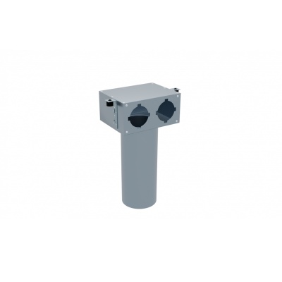 Вентиляционный потолочный пленум Flexag PCP-100/75x2, D100, на 2 выxода, L=300 мм