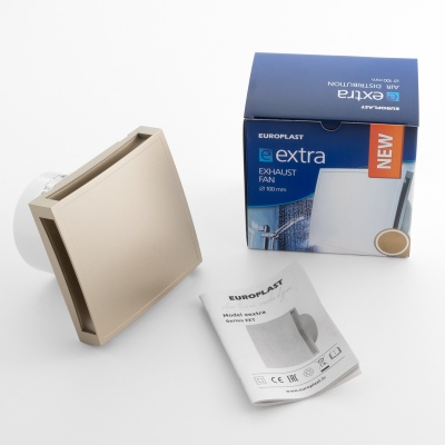 Накладной вентилятор Europlast EET100G золото