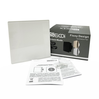Вытяжной вентилятор Seicoi Floxy Design 100 White Glass SMAD04-01G-W