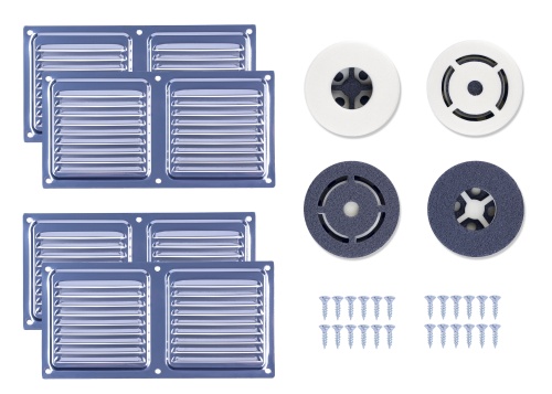 Вентиляционный клапан ДомВент ДверВент коричневый