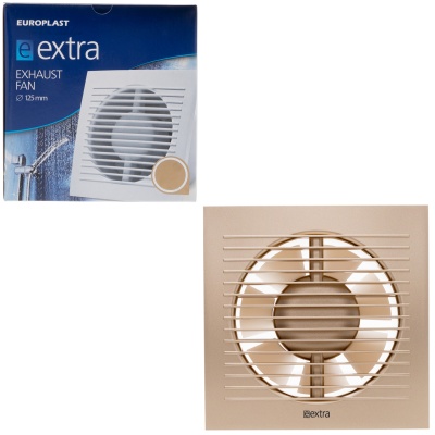 Накладной вентилятор Europlast EE125G золото