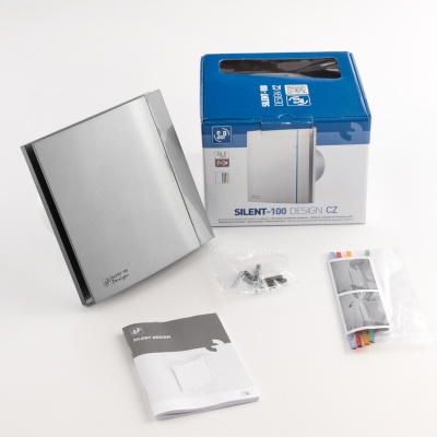 Вентилятор вытяжной 100 мм Soler Palau SILENT-100 CZ GREY DESIGN 4C