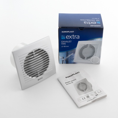 Накладной вентилятор Europlast EE100S серебро