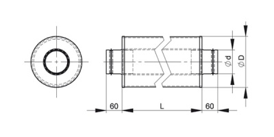 Шумоглушитель 150/1,0