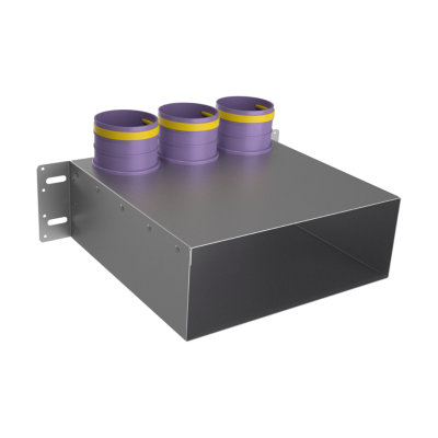 Присоединительная коробка напольная Provent VPF 300×100/75×3 на 3 выхода