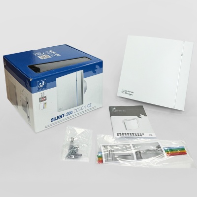 Вентилятор вытяжной 125 мм Soler Palau SILENT-200 CZ MATT WHITE DESIGN 4C