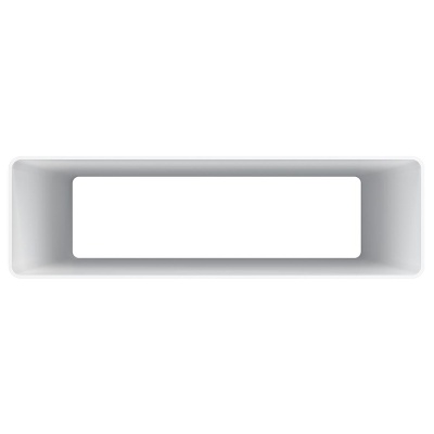 Воздуховод прямоугольный плоский пластиковый ЭРА 620ВП1,5 (204х60 мм/1,5 м)