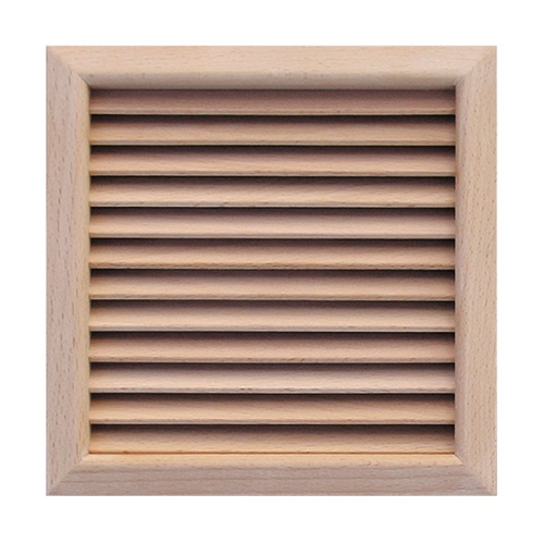 Деревянная вентиляционная решетка, бук 172x172