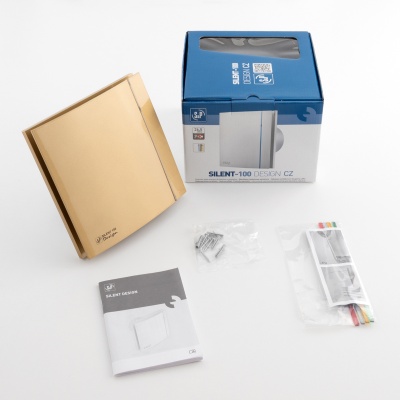 Вентилятор вытяжной 100 мм Soler Palau SILENT-100 CZ GOLD DESIGN 4C 