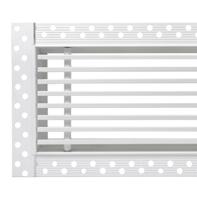 Вентиляционная решетка Brofer FUTURE 10 белая (300x125 мм)