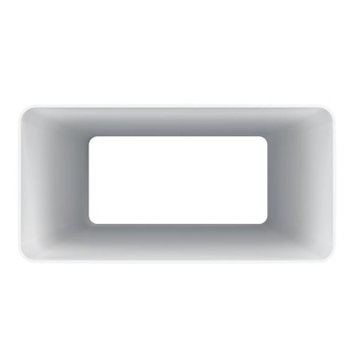 Воздуховод прямоугольный плоский пластиковый ЭРА 922ВП (220х90 мм/0,5 м)