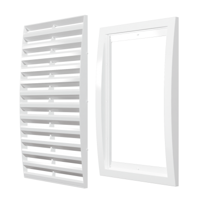 Вентиляционная решетка прямоугольная вытяжная АБС 200х300 ЭРА 2030РР