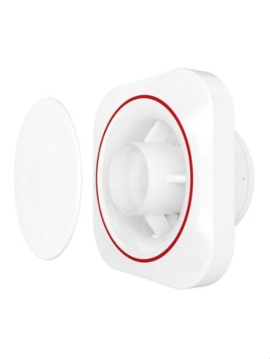 Вентилятор накладной ЭРА DISC 4C ET с обратным клапаном