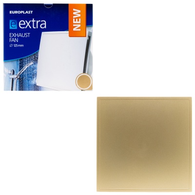 Вентилятор вытяжной 125 мм Europlast EET125G золото