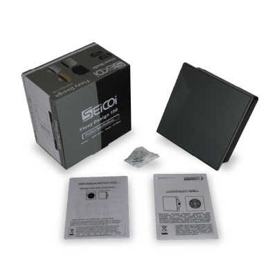 Вытяжной вентилятор Seicoi Floxy Design 100 Grey glass (SMAD04-01G)