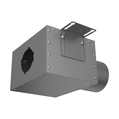 Присоединительная коробка Provent VPD 125/90×1 на 1 выход, прямая круглая