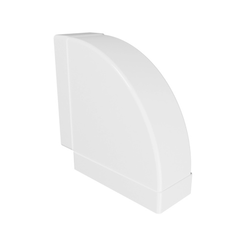 Отвод 90º горизонтальный (пластиковый) ЭРА 922КГП (220x90 мм)