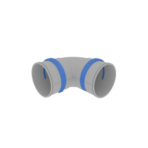 Отвод 90° Flexag FL75-PP90